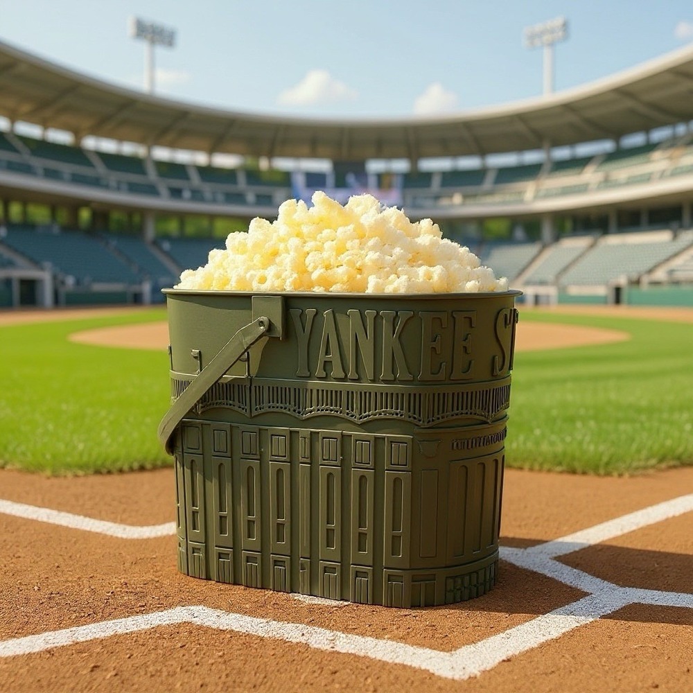 New York Yankees Yankee Stadium Empty Popcorn Bucket Pail SGA 2025